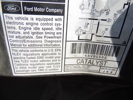 2002 FORD MUSTANG GT BLUE 4.6 AT F19080